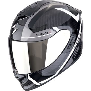 Scorpion EXO-1400 Evo II Carbon Air Enko Zwart Wit Zilver Integraalhelm