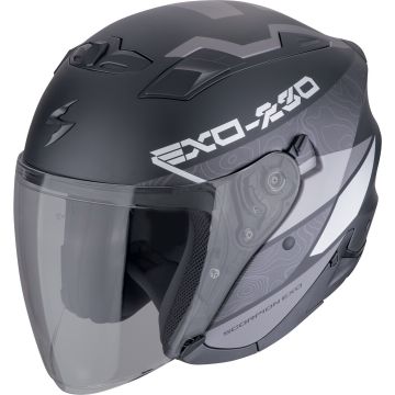 Scorpion Exo-230 Band Zwart Zilver Jethelm