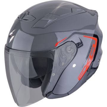 Scorpion EXO-230 CIT-E Grijs Rood Jethelm