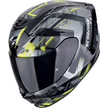 Scorpion EXO-391 Clutter Zwart Grijs Geel Integraalhelm