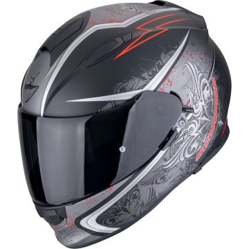 Scorpion EXO-491 Run Zwart Rood Integraalhelm