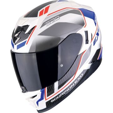 Scorpion EXO-520 Evo Air Lena Wit Rood Blauw Integraalhelm