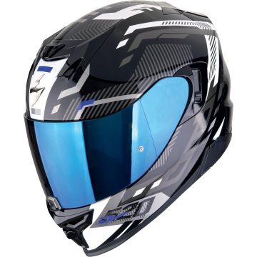 Scorpion EXO-520 Evo Air Ranka Zwart Wit Blauw Integraalhelm
