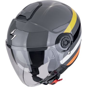 Scorpion EXO-City II Bee Grijs Geel Jethelm