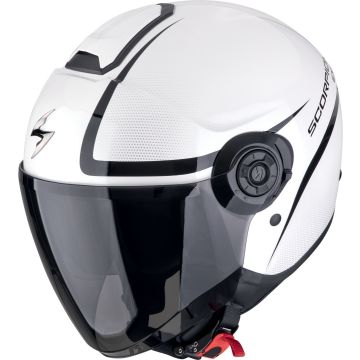Scorpion EXO-City II Intercity Zwart Wit Jethelm