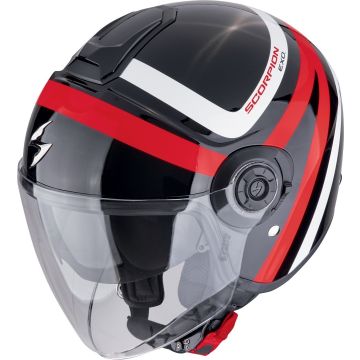 Scorpion EXO-City II Riva Zwart Rood Jethelm