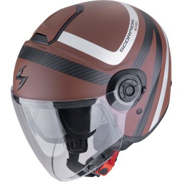 Scorpion EXO-City II Riva Brown Jethelm