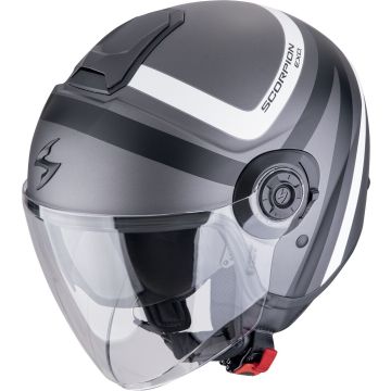 Scorpion EXO-City II Riva Grijs Wit Jethelm