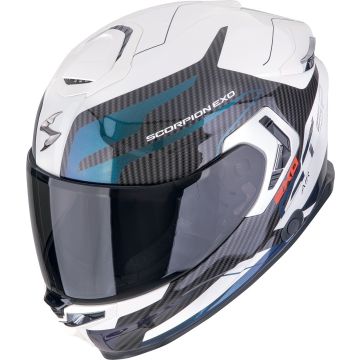 Scorpion EXO-GT SP Air Flex Zwart Wit Blauw Integraalhelm