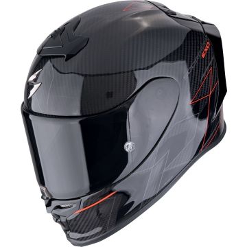 Scorpion EXO-R1 Evo Carbon Air Cynergy Zwart Rood Integraalhelm