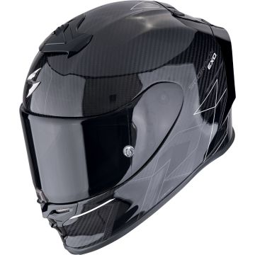 Scorpion EXO-R1 Evo Carbon Air Cynergy Zwart Wit Integraalhelm