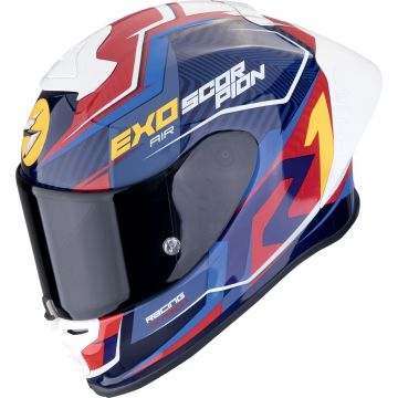 Scorpion EXO-R1 EVO II Air Coup Blauw Rood Geel Integraalhelm