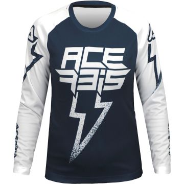 Acerbis J-Kid Blizzard Blue White Kids Motocross Jersey