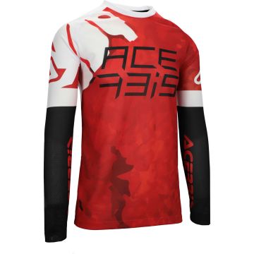 Acerbis J-Windy Vented Watermark Red White Motocross Jersey