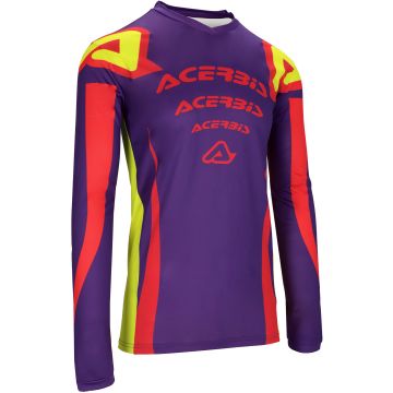 Acerbis MX J-Track Askar Lila Red Motocross Jersey