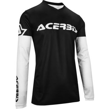 Acerbis MX J-Track Inc 2.0 Black White Motocross Jersey