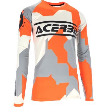 Acerbis MX Linear Sumbawa Orange Grey Motocross Jersey