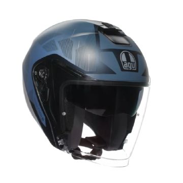AGV Irides Trieste Grijs Blauw Jethelm