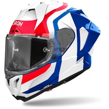 Airoh GP 800 Competition Carbon Wit Blauw Rood Integraalhelm