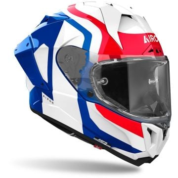 Airoh GP 800 Competition Carbon Wit Blauw Rood Integraalhelm