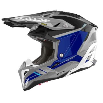 Airoh Aviator 3 Saber Blauw Offroad Helm