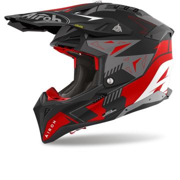 Airoh Aviator 3 Spin Rood Mat Offroad Helm