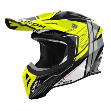 Airoh Aviator Ace 2 Engine Geel Glanzend Offroad Helm