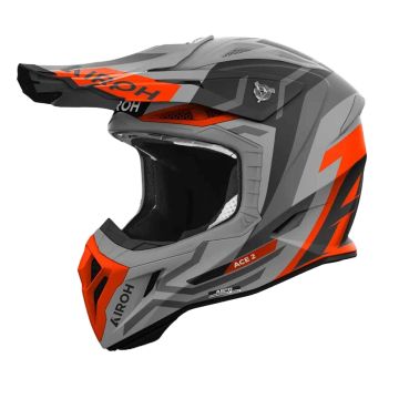 Airoh Aviator Ace 2 Ground Oranje Mat Offroad Helm