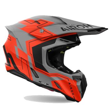 Airoh Twist 3 Dizzy Fluorescent Oranje Offroad Helm