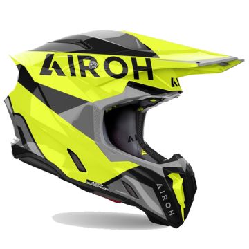 Airoh Twist 3 King Geel Grijs Offroad Helm