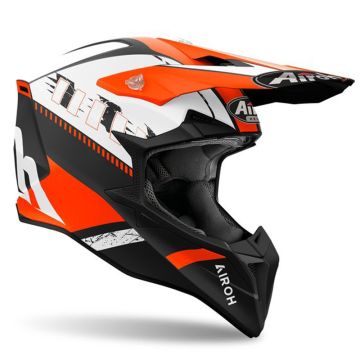 Airoh Wraaap Feel Oranje Zwart Offroad Helm