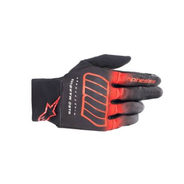 Alpinestars Aragon Handschoenen Zwart Fel Rood Wit