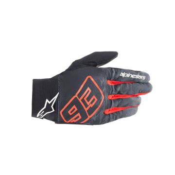 Alpinestars Aragon Handschoenen Zwart Teer Grijs Fel Rood