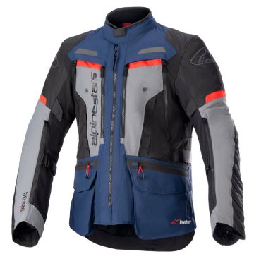 Alpinestars Bogotá Pro Drystar Jas Donker Blauw Zwart Fel Rood  