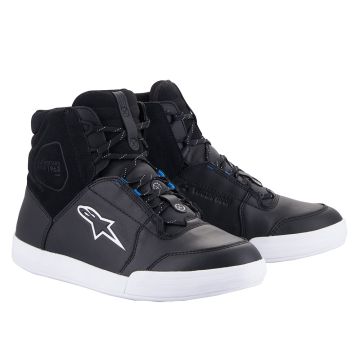 Alpinestars Chrome Drystar Schoenen Zwart Wit Blauw