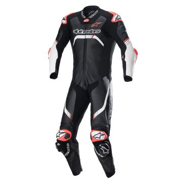 Alpinestars GP Tech V4 Zwart Wit Rood Eendelig Motorpak