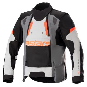 Alpinestars Halo Drystar Jas Donker Grijs Ijs Grijs Zwart   