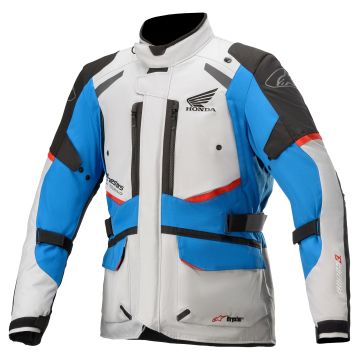 Alpinestars Honda Andes V3 Drystar Jas Ijs Grijs Blauw Fel Rood 