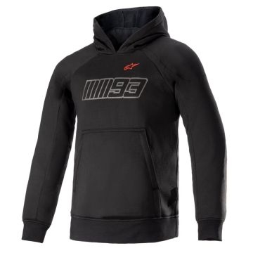 Alpinestars MM93 Thunder Hoodie Zwart Fel Rood     