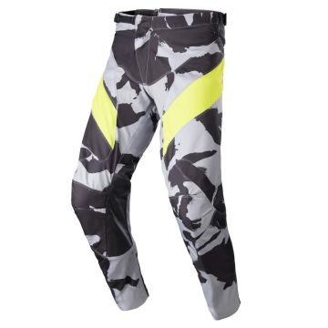 Alpinestars Racer Tactical Pants Cast Gray Camo Yellow Fluo