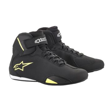 Alpinestars Sektor Schoenen Zwart Geel Fluo