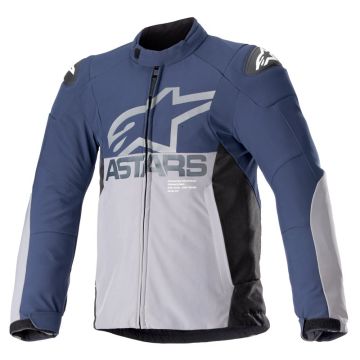 Alpinestars SMX Waterproof Jas Nacht Marine Donker Grijs    