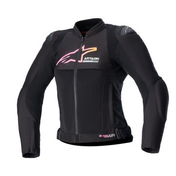 Alpinestars Stella SMX Air Jas Zwart Geel Roze    