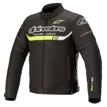 Alpinestars T-SP S Ignition Waterproof Jas Zwart Fluo Geel   