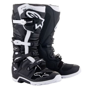 Alpinestars Tech 7 Enduro Drystar Zwart Wit Motorlaarzen