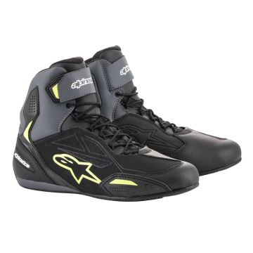 Alpinestars Faster-3 Drystar Zwart Grijs Fluo Geel 