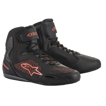 Alpinestars Faster-3 Rideknit Zwart Rood Fluo 