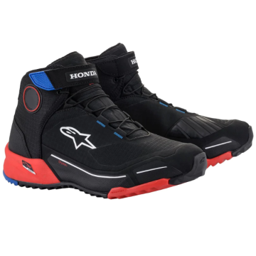 Alpinestars Honda Cr-X Drystar Riding Schoenen Zwart Rood Blauw