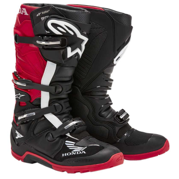 Alpinestars Honda Tech 7 Enduro Drystar Schoenen Zwart Licht Rood