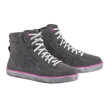 Alpinestars J-6 Waterdicht Lady Licht Grijs Fuchsia 